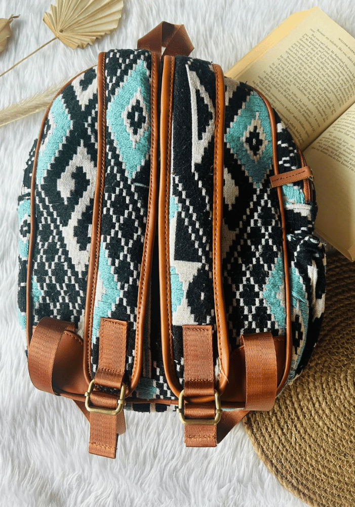 Blue Aztec Backpack