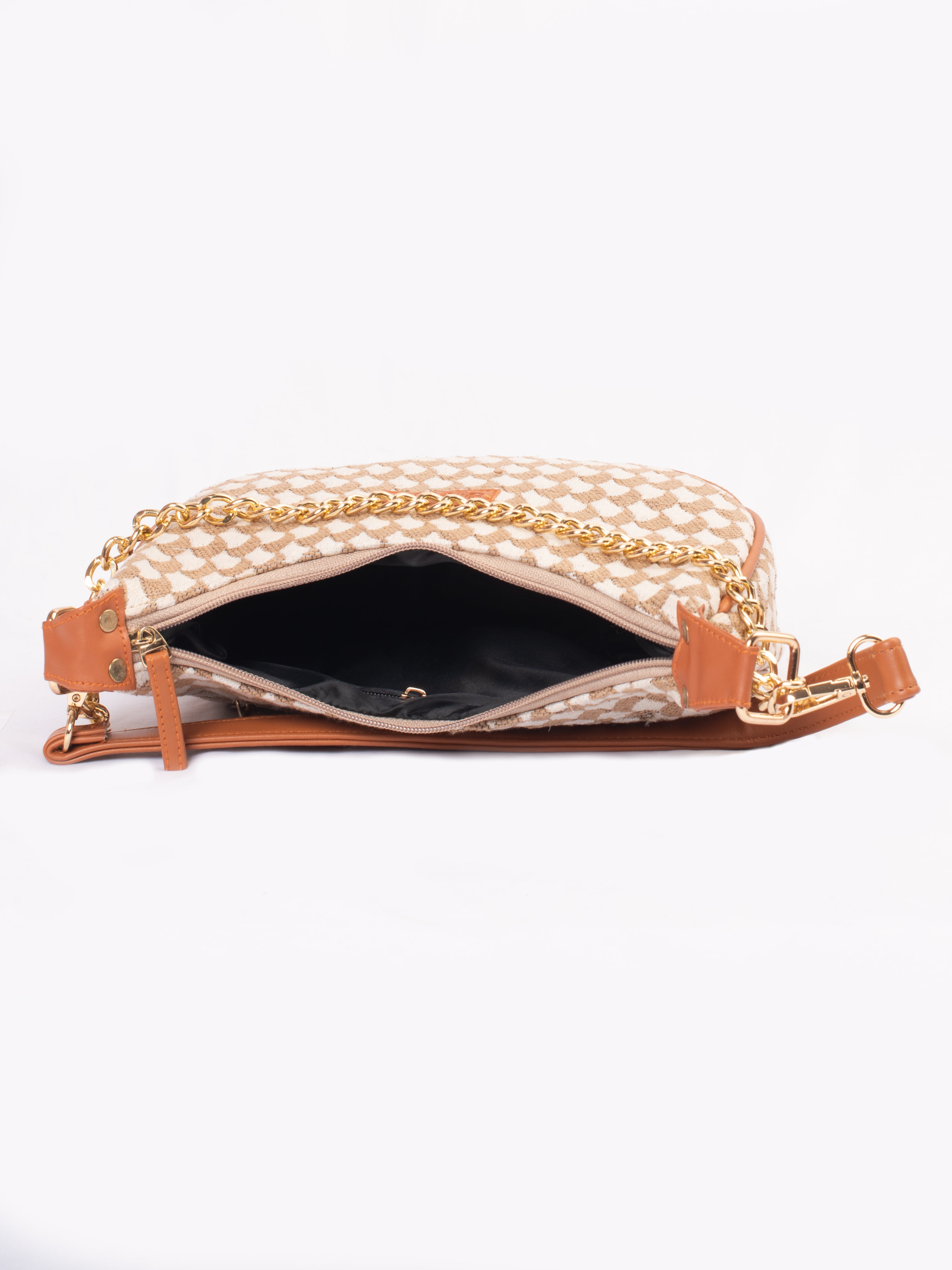 Ivory scarlet hobo sling