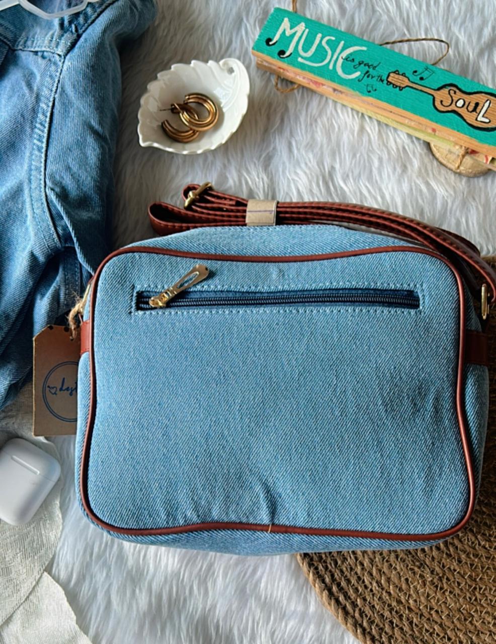 Denim stripes sling