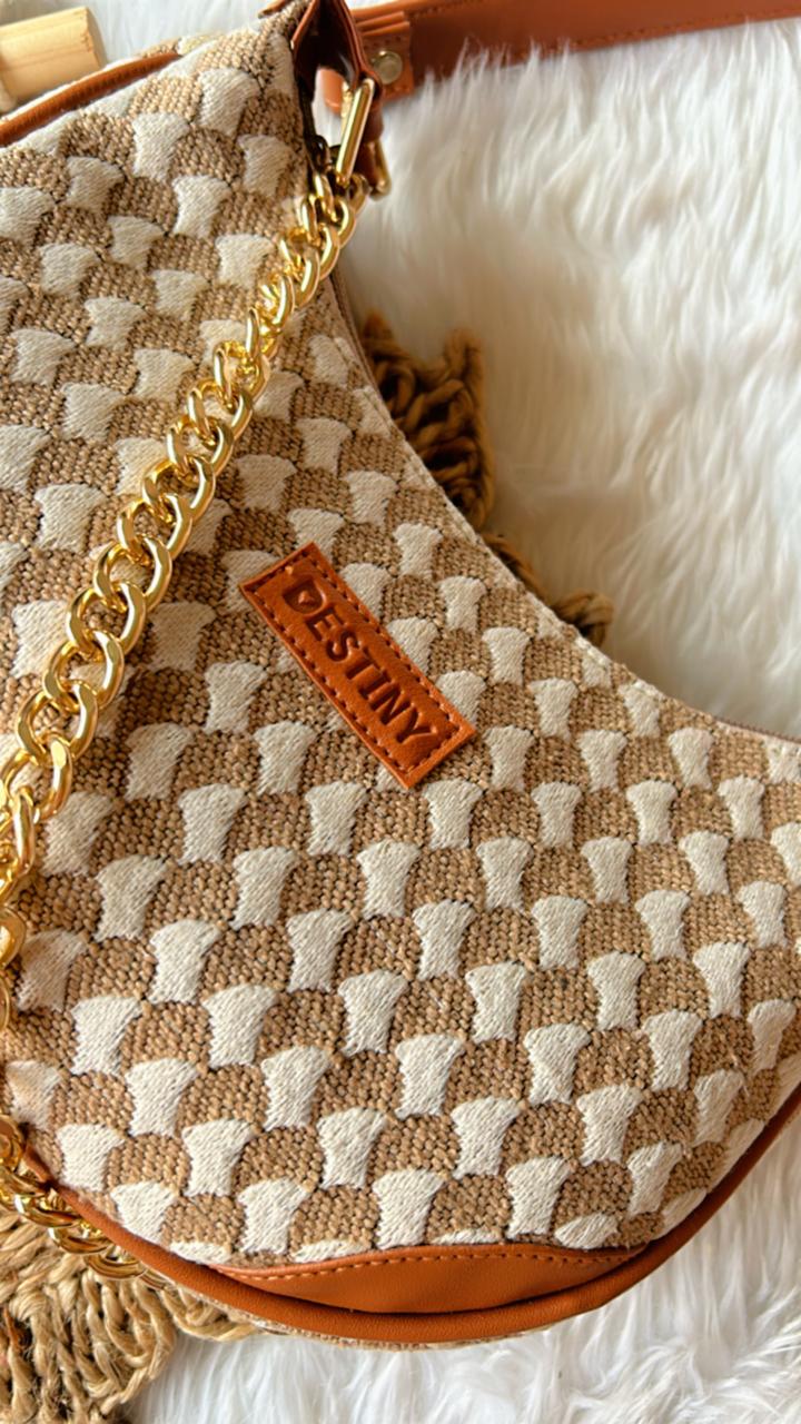 Ivory scarlet hobo sling
