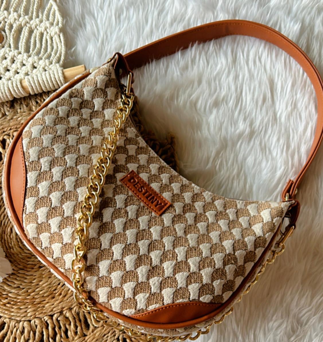 Ivory scarlet hobo sling